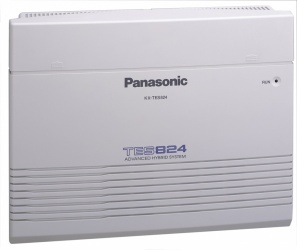 Panasonic Sistema PBX KX-TES824, 3 Lineas, 8 Extensiones, Blanco 