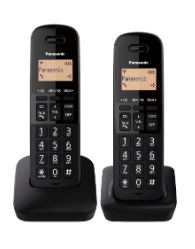 Panasonic Teléfono Inalámbrico DECT TGB312, 2 Auriculares, Altavoz 