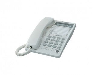 Panasonic Telefono Alámbrico KX-TS108, Altavoz, Blanco 