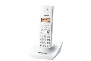 Panasonic Teléfono Inalámbrico KX-TG1711,  2 Auriculares, Blanco 