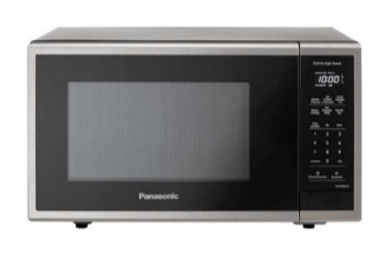Panasonic Horno de Microondas NN-SB56LSILVE, 1.1 Pies Cúbicos, 1000W, Negro/Gris 