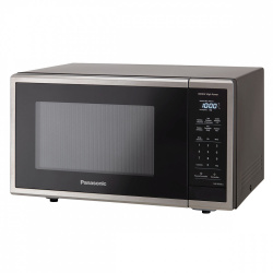Panasonic Horno de Microondas NN-SB56LSRUH, 1.1 Pies Cúbicos, 1000W, 31.1 Litros, Negro/Acero Inoxidable 