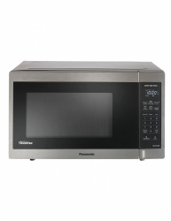 Panasonic Horno de Microondas NN-SC649SRBH, 1.3 Pies Cúbicos, 1100W, 37 Litros, Plata/Negro 