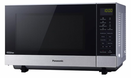 Panasonic Horno de Microondas NN-SF564MRPH, 1 Pies Cúbicos, 1200W, 27 Litros, Negro/Plata 