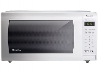 Panasonic Horno de Microondas NN-SN736W, 1.6 Pies Cúbicos, 1250W, 45 Litros, Blanco 