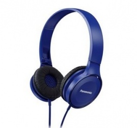 Panasonic Audífonos RP-HF100E, Alámbrico, 1.2 Metros, 3.5mm, Azul 