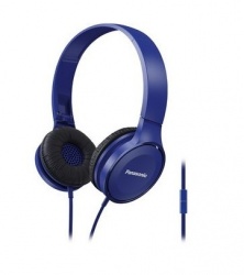 Panasonic Audífonos RP-HF100M, Alámbrico, 1.2 Metros, 3.5mm, Azul 