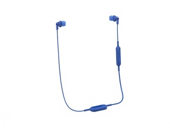 Panasonic Audífonos Intrauriculares con Micrófono RP-HJE120BPA, Inalámbrico, Bluetooth, Azul 
