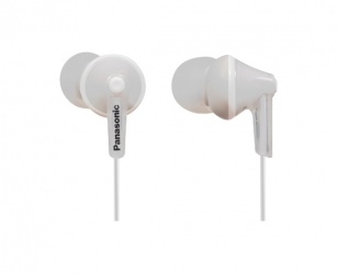 Panasonic Audífonos Intrauriculares RP-HJE125PPW, Alámbrico, 1.1 Metros, 3.5mm, Blanco 
