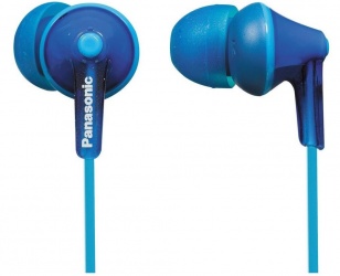 Panasonic Audífonos Intrauriculares RP-HJE125, Alámbrico, 1.1 Metros, 3.5mm, Azul 