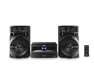 Panasonic SC-AKX110 Mini Componente, Bluetooth, 300W RMS, 3300W PMPO, USB, Negro 