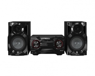 Panasonic SC-AKX220LMW Mini Componente, Bluetooth, 400W RMS, USB 2.0, Negro 