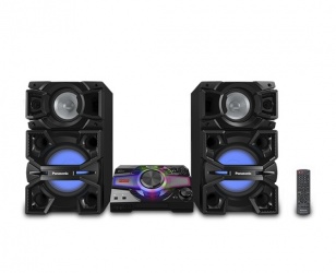 Panasonic SC-MAX6500 Micro Componente, 4000W RMS, USB, Karaoke, Negro 