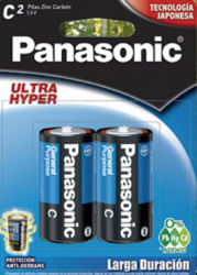 Panasonic Pila C, 1.5V, 2 Piezas 