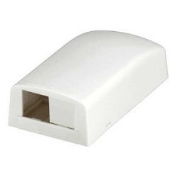 Panduit Caja Mini-Com de 2 Puertos, Blanco 