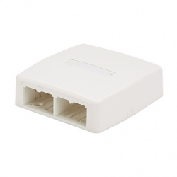 Panduit Caja Mini-Com de 4 Puertos, Blanco 