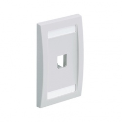 Panduit Placa de Pared Vertical CFPE1IGY, 1 Puerto, Gris 