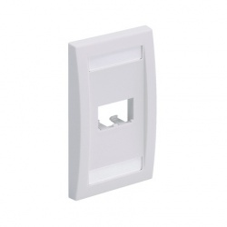 Panduit Placa Minicom CFPE2WHY, 2 Ventanas, Blanco 