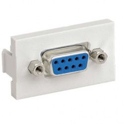 Panduit Conector DB9 Hembra, Blanco 