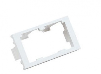 Panduit Inserto Plano de 1/3, 2 Puertos Mini-Com, Blanco 