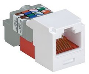 Panduit Jack Modular Mini-Com TX5e Cat5e, Hueso 