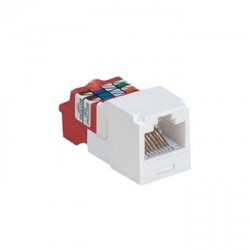 Panduit Jack Modular Mini-Com TX5e Cat5e, Blanco 