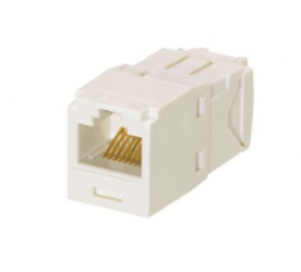 Panduit Jack de Red Cat6e, RJ-45, Blanco 