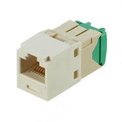 Panduit Jack de Red Cat6, RJ-45, Blanco 