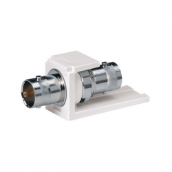 Panduit Cople Coaxial BNC, Mini-Com, Blanco 