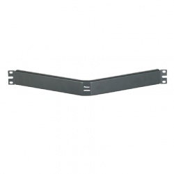 Panduit Panel Horizontal de Relleno de Rack de 1RU en Ángulo, Negro 