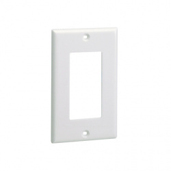 Panduit Placa Frontal Rectangular, Blanco 