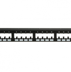 Panduit Panel de Parcheo Modular sin Blindaje, 24 Puertos Mini-Com, 1U, Negro 