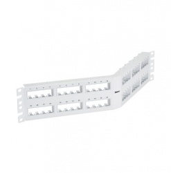 Panduit Panel de Parcheo Cat5/Cat5e/Cat6, 48 Puertos RJ-45, 2U 