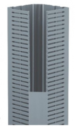 Panduit Canaleta Ranurada de PVC CWD4LG6, 1.8 Metros, Gris 