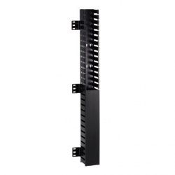 Panduit Organizador de Cables Vertical para Rack, 40U, Negro 