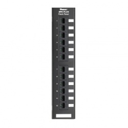 Panduit Panel de Parcheo Cat6, 12 Puertos, RJ-45, 1U, Negro 