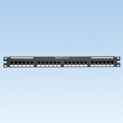 Panduit Panel de Parcheo Cat6, 24 Puertos RJ-45, 1U, Negro 
