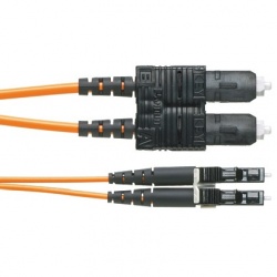 Panduit Cable Fibra Óptica OM2 LC Macho - SC Macho, 2 Metros, Naranja 