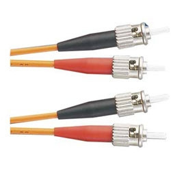 Panduit Cable Fibra Óptica OM1 Dúplex Multimodo ST Macho - ST Macho, 10 Metros, Naranja 
