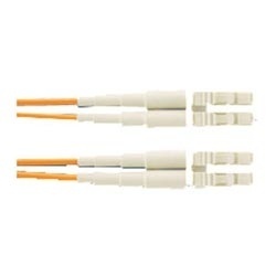 Panduit Cable Fibra Óptica OFNR LC Macho - LC Macho, 2 Metros, Naranja 