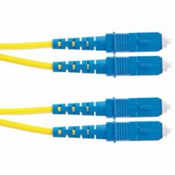 Panduit Cable de Fibra Óptica Dúplex OS2 SC Macho - SC Macho, 9/125µm, 4 Metros, Amarillo 