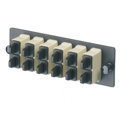 Panduit Panel de 6 Adaptadores de Fibra Óptica SC Multimodo Dúplex 