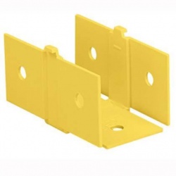 Panduit Acoplador Fiber-Duct, 2'' x 2'', Amarillo 