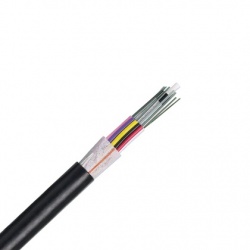 Panduit Cable Trenzado para Exteriores de Planta de 12 Fibras OM3, 50/125, 10 Gbit/s, Multimodo, sin Clasificación, 30cm, Negro 