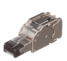 Panduit Jack de Red Cat6A, RJ-45, Plata 