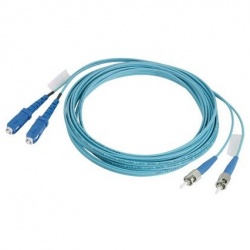 Panduit Cable Fibra Óptica OS2 SC Dúplex Macho - SC Dúplex Macho, 2 Metros, Azul 