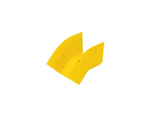 Panduit Bajada Vertical de 45º, Amarillo 