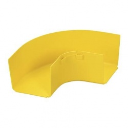 Panduit Cubierta Dividida en Ángulo Recto FRRA4X4YL, Abertura 3/4