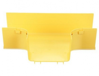 Panduit Conexión en T Horizontal para Canaleta, 150 x 100mm, Amarillo 