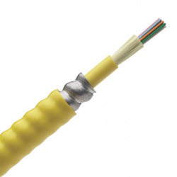 Panduit Cable de Fibra Óptica para Interiores de 12 Hilos OS2, Amarillo - Precio por Metro 